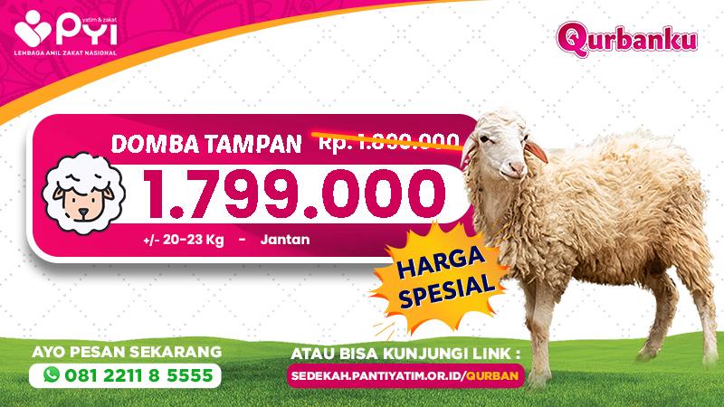 Banner program Qurban Domba Tampan