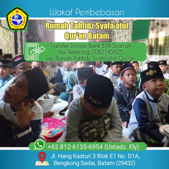 Gambar banner WAKAF PEMBEBASAN RUMAH TAHFIDZ