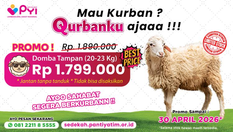Gambar banner Paket Tampan Qurban Mudah Berkah