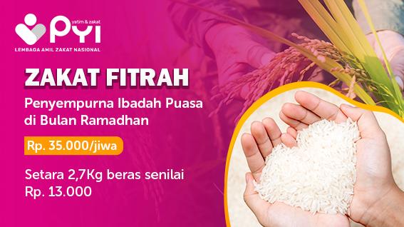 Banner program Zakat Fitrah