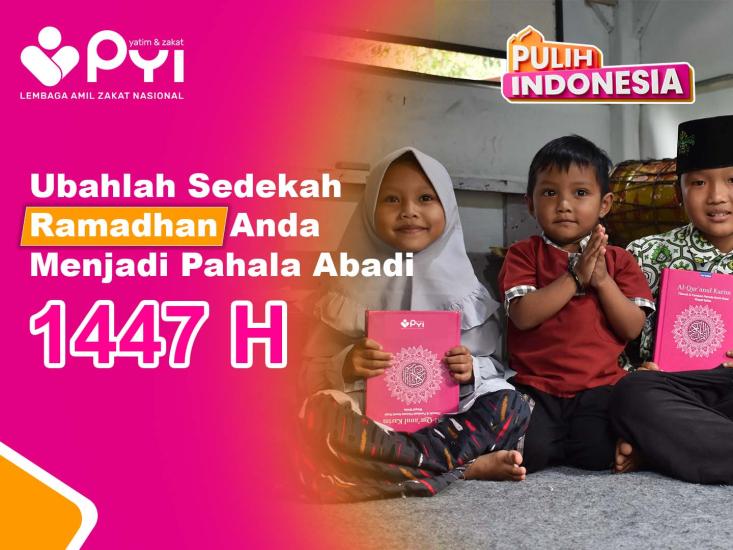Banner program Tebar Quran dan Buku Islami di Bulan yang Suci
