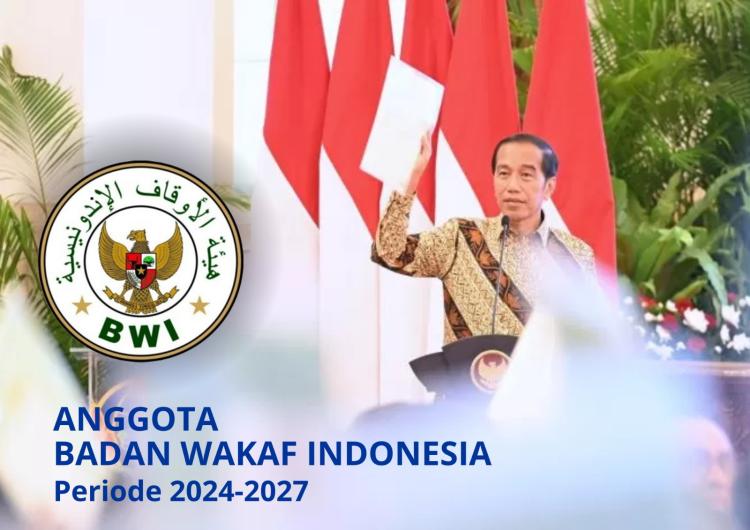 Banner Info Terbaru Resmi, Presiden Jokowi Tandatangani Keputusan Pengangkatan Anggota BWI Periode 2024-2027  
