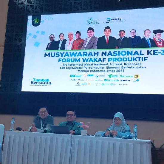 Banner Info Terbaru Forum Wakaf Produktif  Selenggarakan Musyawarah Nasional ke 3 di Bandung