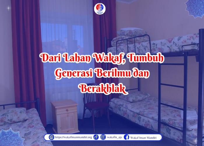 Banner Info Terbaru Dari Lahan Wakaf, Tumbuh Generasi Berilmu dan Berakhlak